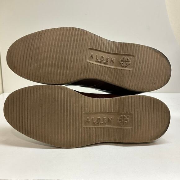 EXCELLENT Alden 306 Brown Calfskin Plain Toe Boot CDI Last Made in USA 10.5 AA/B - Picture 11 of 12